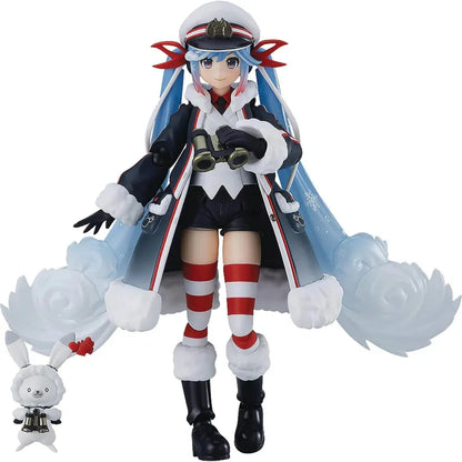 Hatsune Miku Snow Miku Grand Voyage figma with accessories