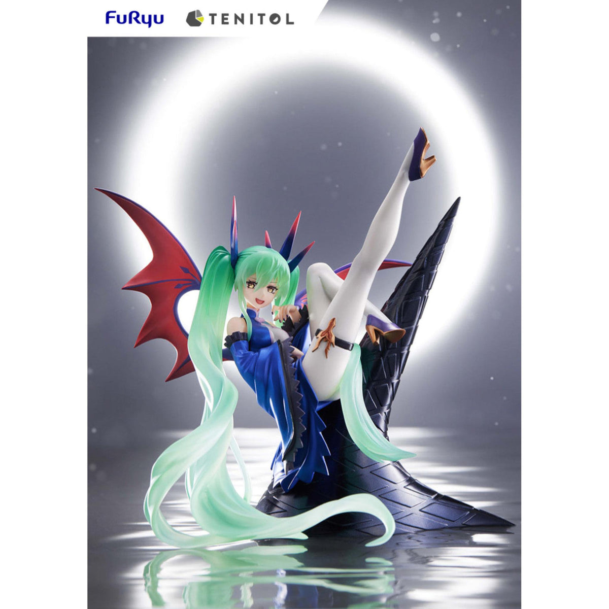 Elegant Hatsune Miku Dark theme figure from TENITOL series