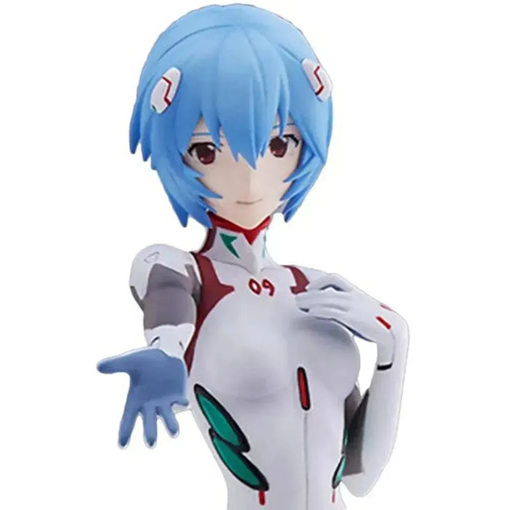 Rebuild of Evangelion - Rei Ayanami Hand Over/Momentary White Version Super Premium Statue