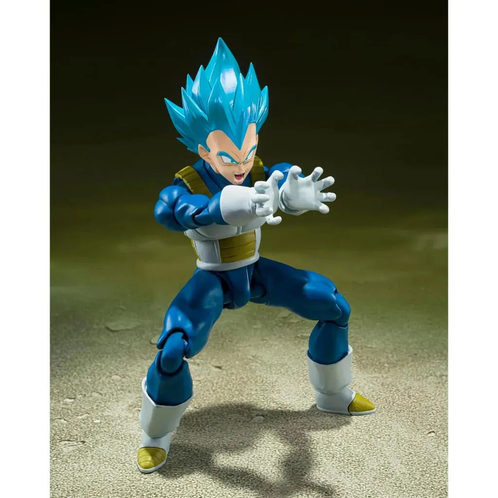 Vegeta S.H.Figuarts Unwavering Saiyan Pride figure with accessories