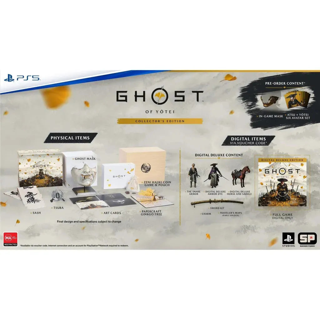 Ghost of Yōtei Collector’s Edition PS5 – Includes mask, digital content, and full game