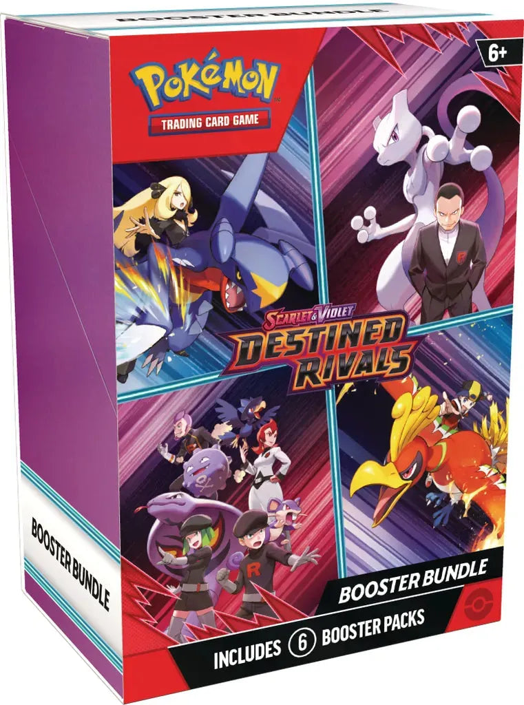 Pokémon TCG Scarlet & Violet Destined Rivals Booster Bundle – 6 Booster Packs