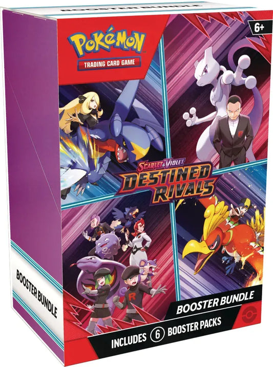 Pokémon TCG Scarlet & Violet Destined Rivals Booster Bundle – 6 Booster Packs