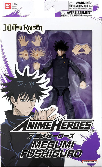 Bandai-Jujutsu-Kaisen-Anime-Heroes-Megumi-Fushiguro-Action-Figure-Back-Of-Box