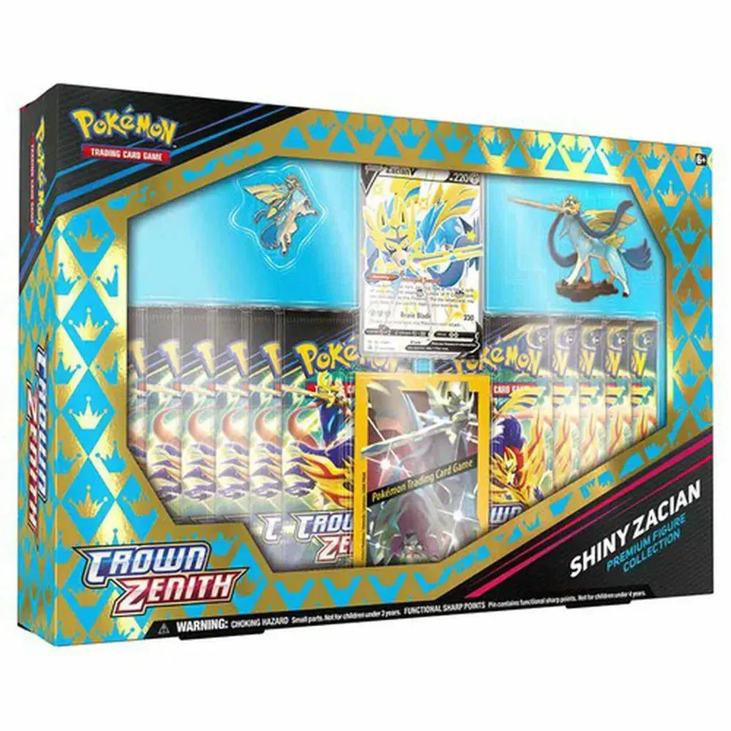 Pokemon TCG - Crown Zenith Shiny Zacian/Zamazenta Figure Box