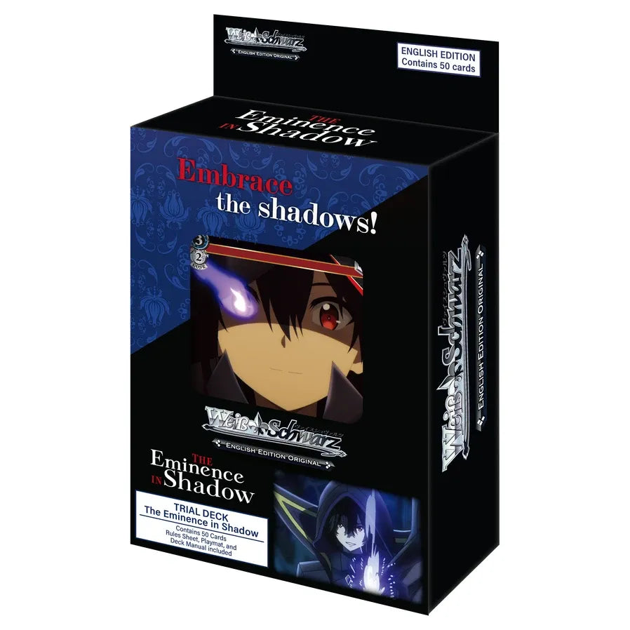 Weiss Schwarz - The Eminence in Shadow - Trial ﻿Deck + - Trading Card Game (English) [Pre-Order]