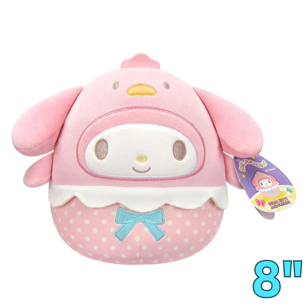 Squishmallows - Easter Hello Kitty &amp; Friends - My Melody 8&quot; Plush 