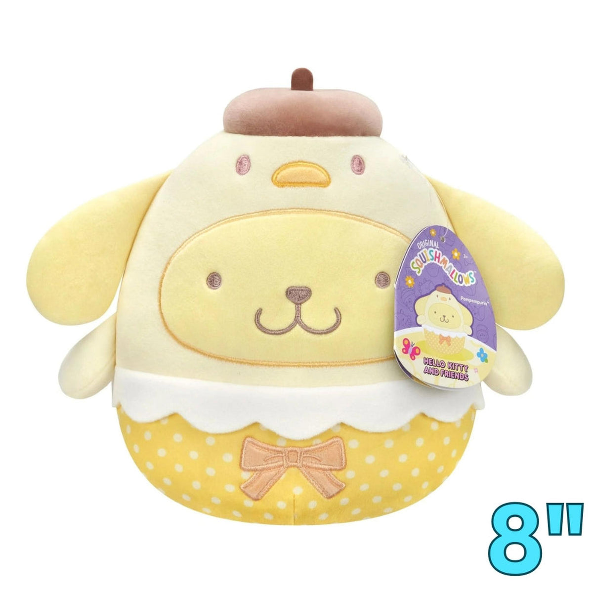 Squishmallows - Easter Hello Kitty &amp; Friends - Pompompurin 8&quot; Plush