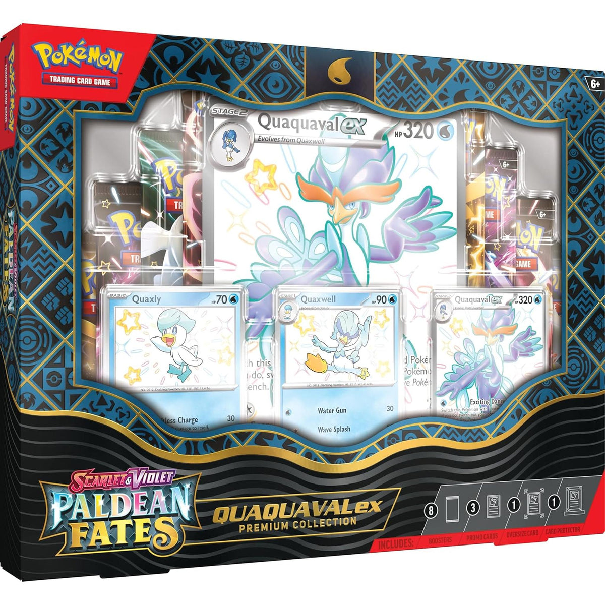 Paldean Fates Quaquaval EX Premium Collection Box