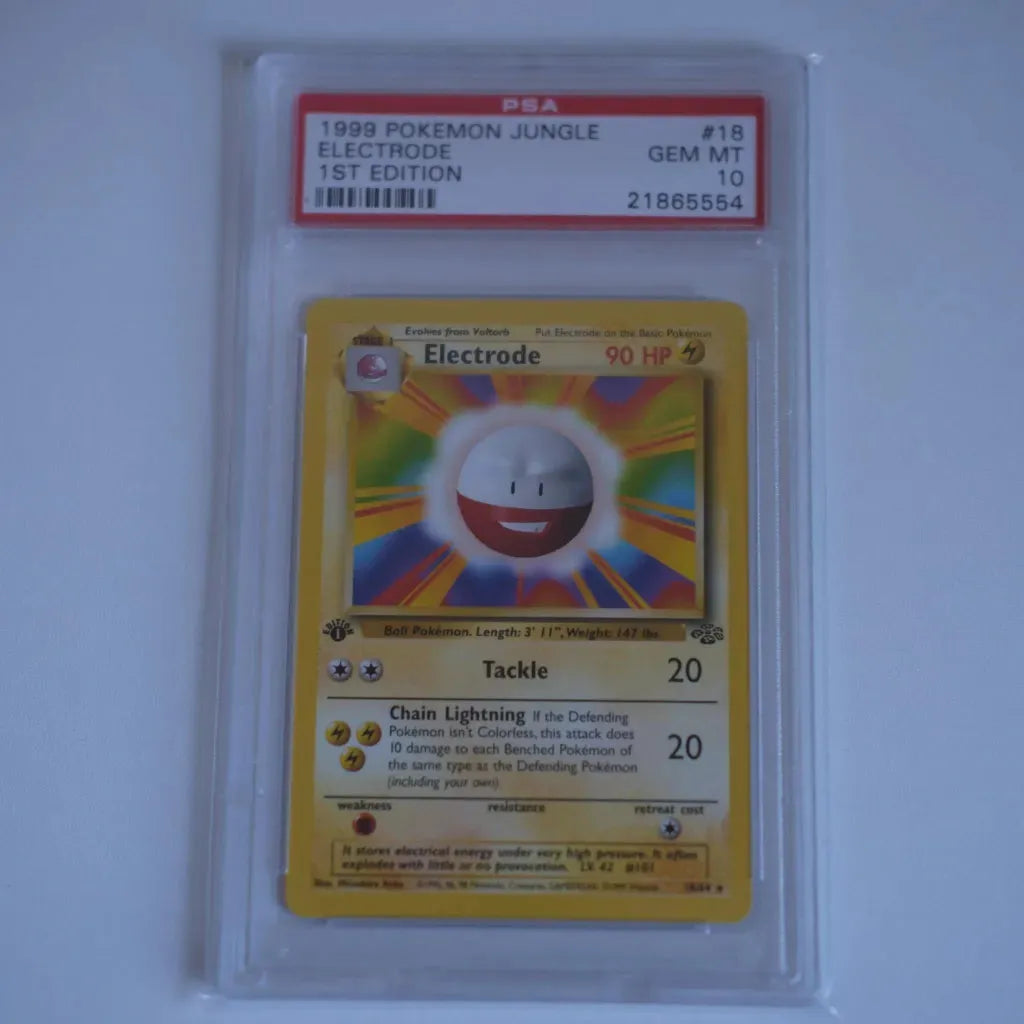 Pokémon - 1st Edition Electrode non Holo (Error)(PSA 10)
