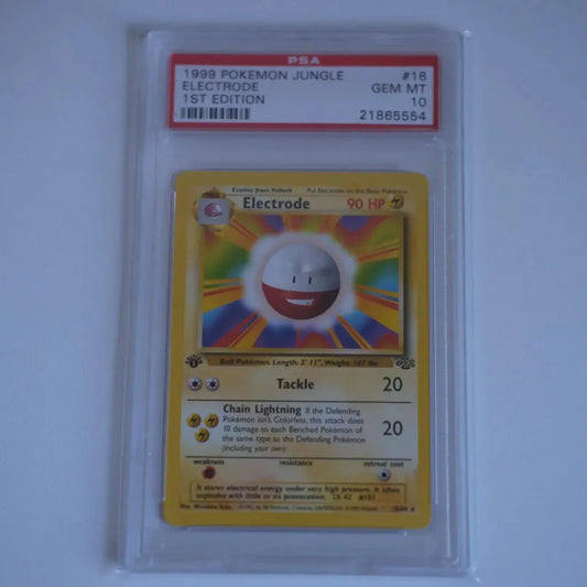 Pokémon - 1st Edition Electrode non Holo (Error)(PSA 10)