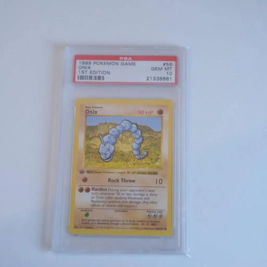 Pokémon - 1st Edition Shadowless Onix(PSA 10)