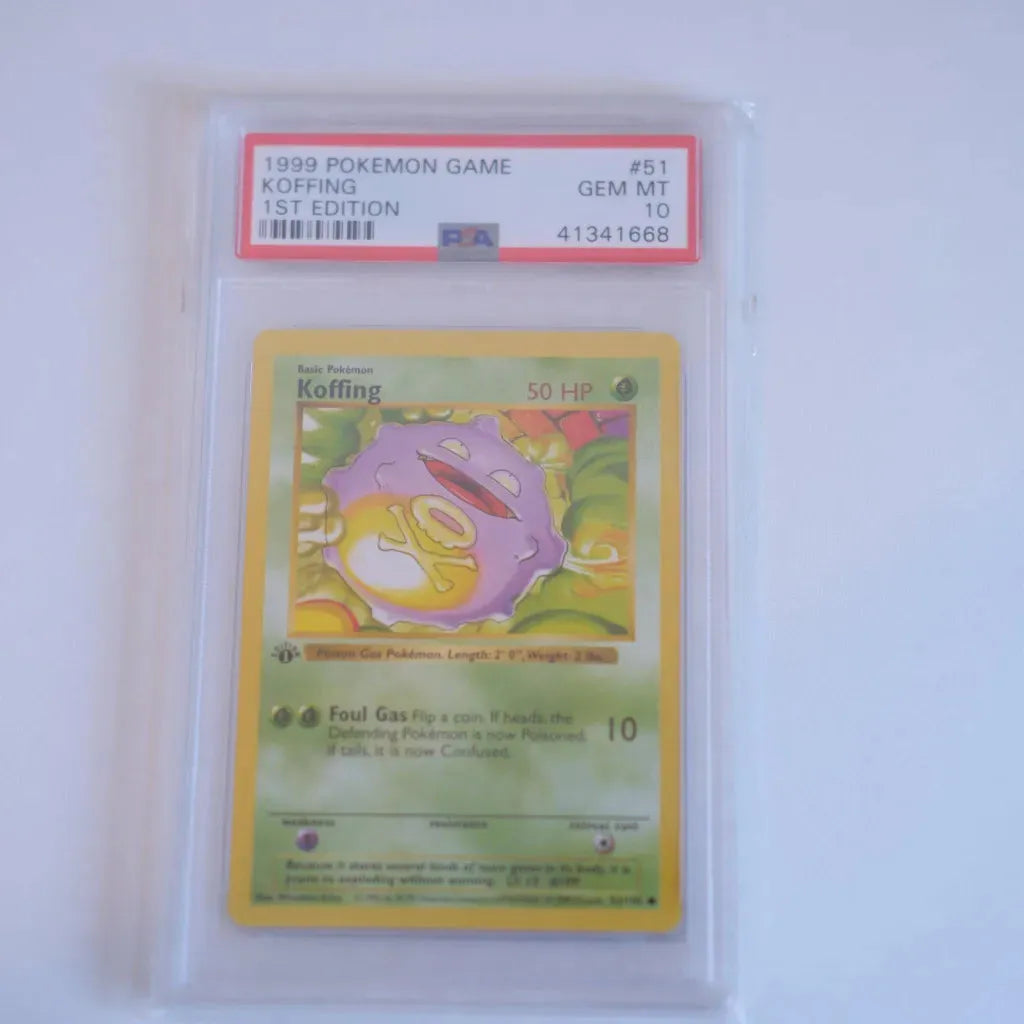 Pokémon - 1st Edition Shadowless Koffing (PSA 10)