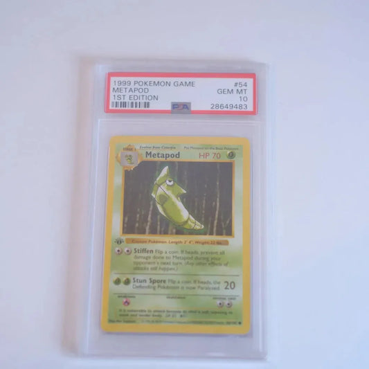 Pokémon - 1st Edition Shadowless Metapod (PSA 10)