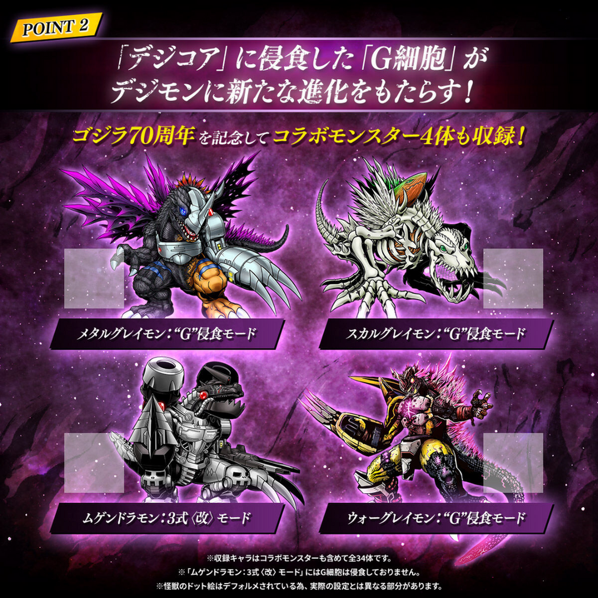 Digimon - Digital Monster COLOR Godzilla 70th Edition (Wargreymon/Mugendramon)