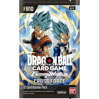 Dragon Ball Super Card Game: Fusion World – Booster Box: Cross Force [FB10] - Trading Card Game