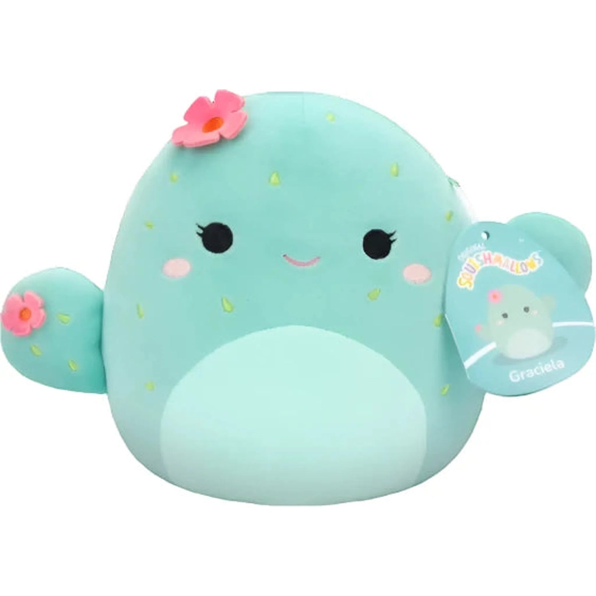 Squishmallow Graciela 7.5-inch (19 cm) teal Cactus plush
