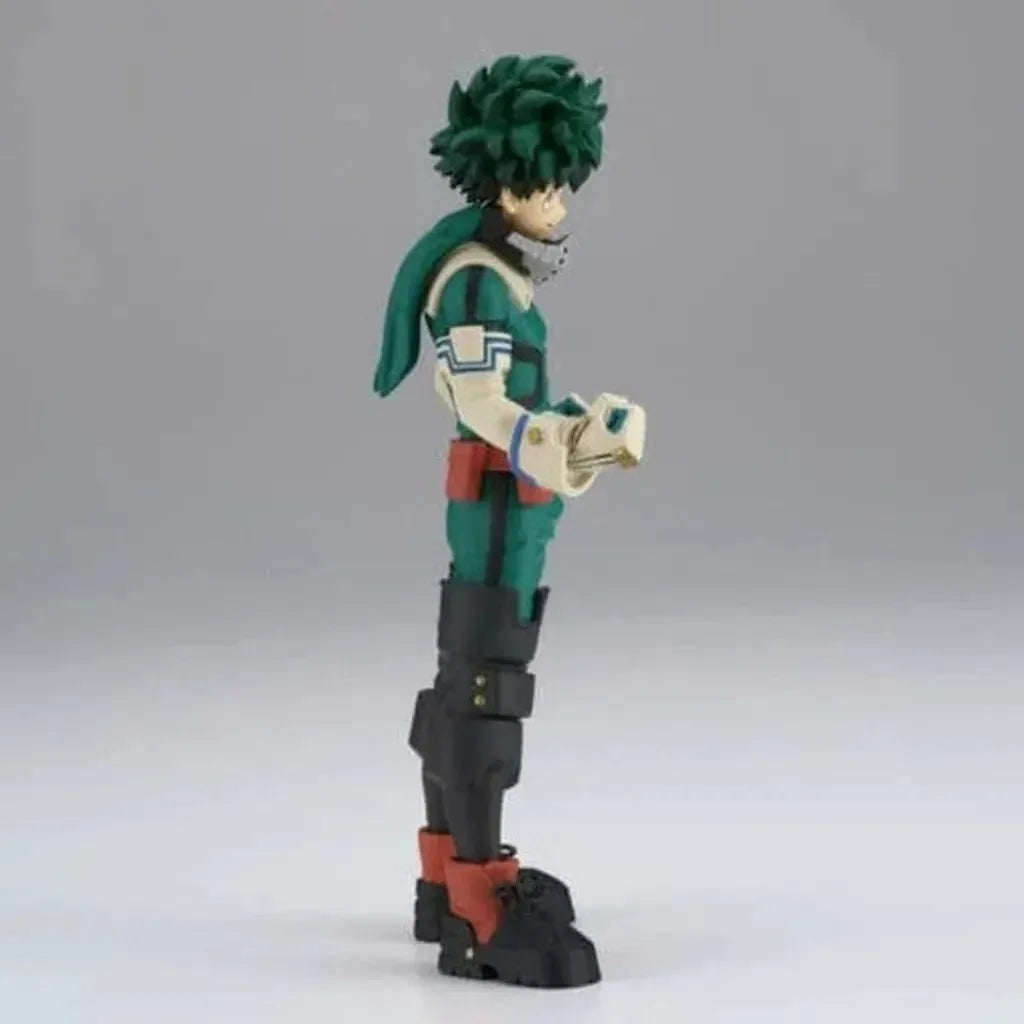 BanprestoFigureI need to work harder and harder so I can make this Quirk my own.
The anime series My Hero Academia follows the story of Izuku Midoriya, a person born with no uniqueMy Hero Academia Age of Heroes Deku Ver.2