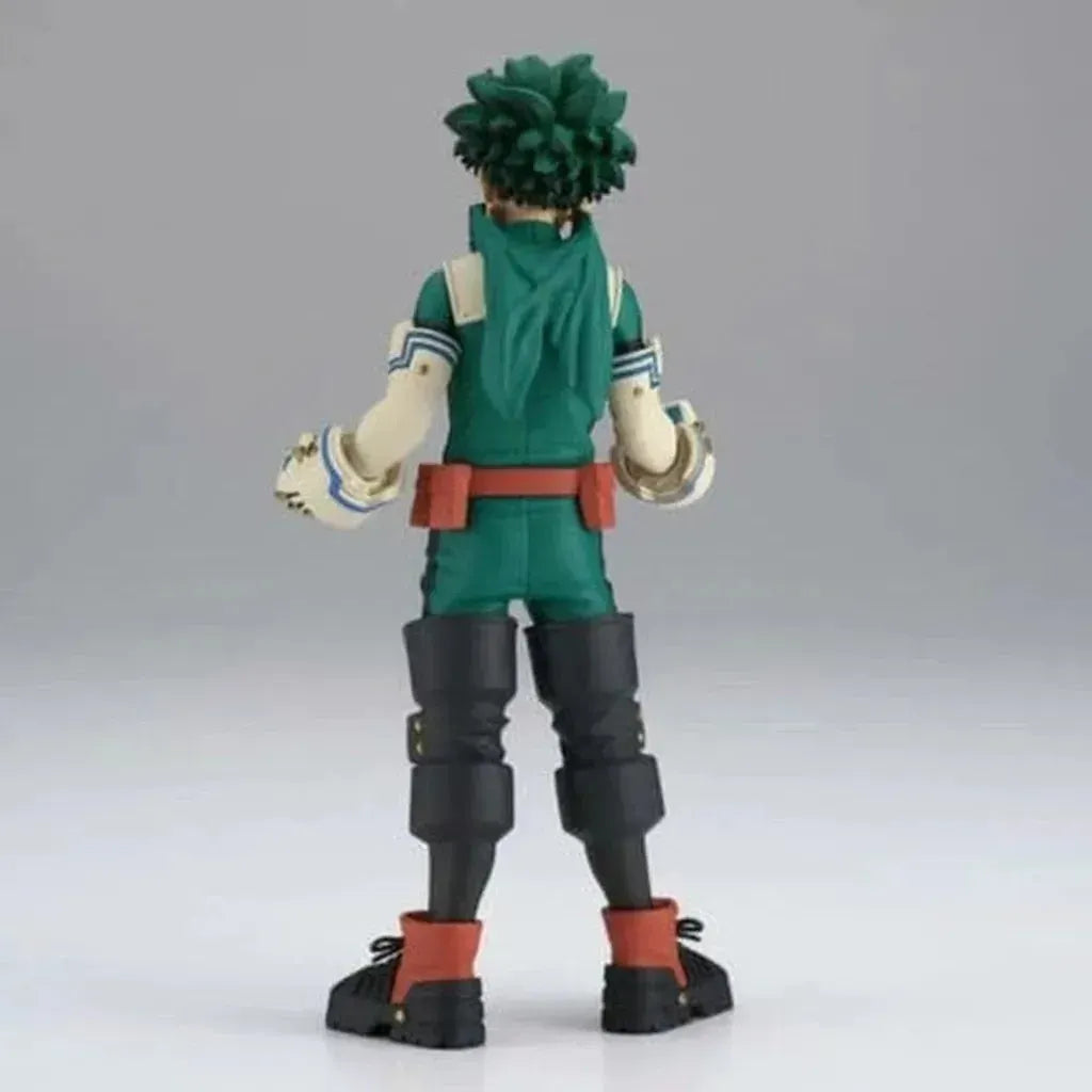 BanprestoFigureI need to work harder and harder so I can make this Quirk my own.
The anime series My Hero Academia follows the story of Izuku Midoriya, a person born with no uniqueMy Hero Academia Age of Heroes Deku Ver.2