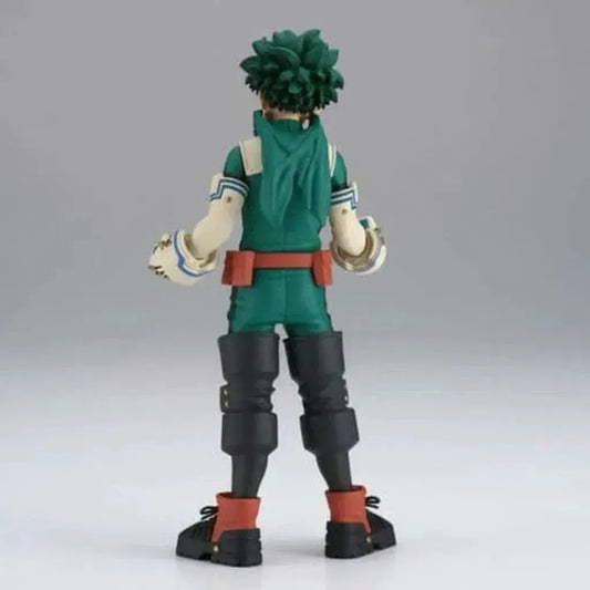 BanprestoFigureI need to work harder and harder so I can make this Quirk my own.
The anime series My Hero Academia follows the story of Izuku Midoriya, a person born with no uniqueMy Hero Academia Age of Heroes Deku Ver.2