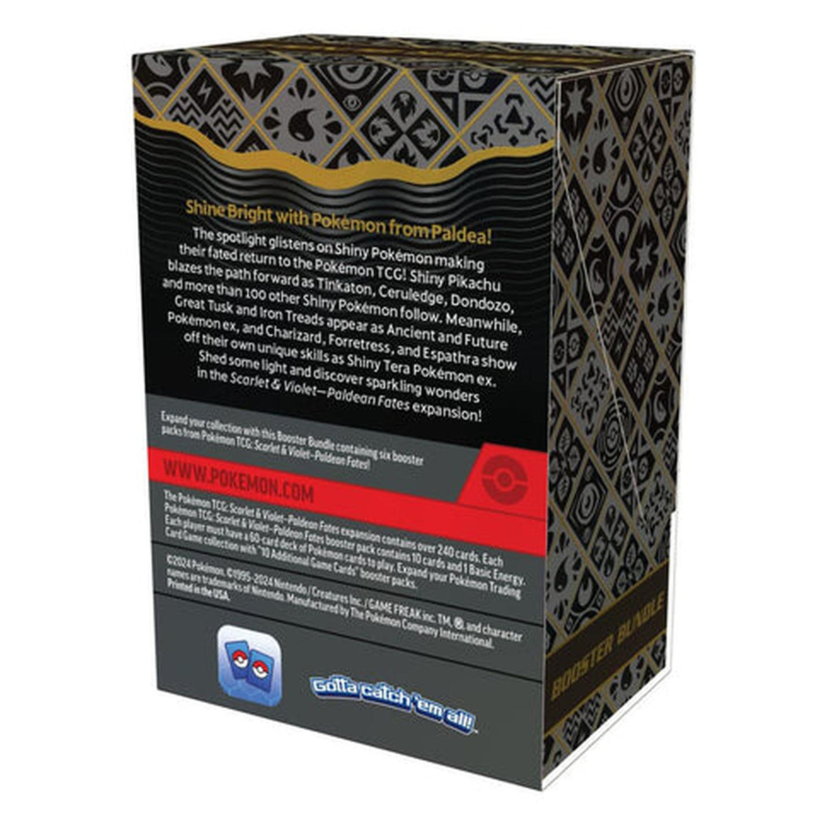 Paldean Fates Booster Pack Box Pokémon Trading Card Game

