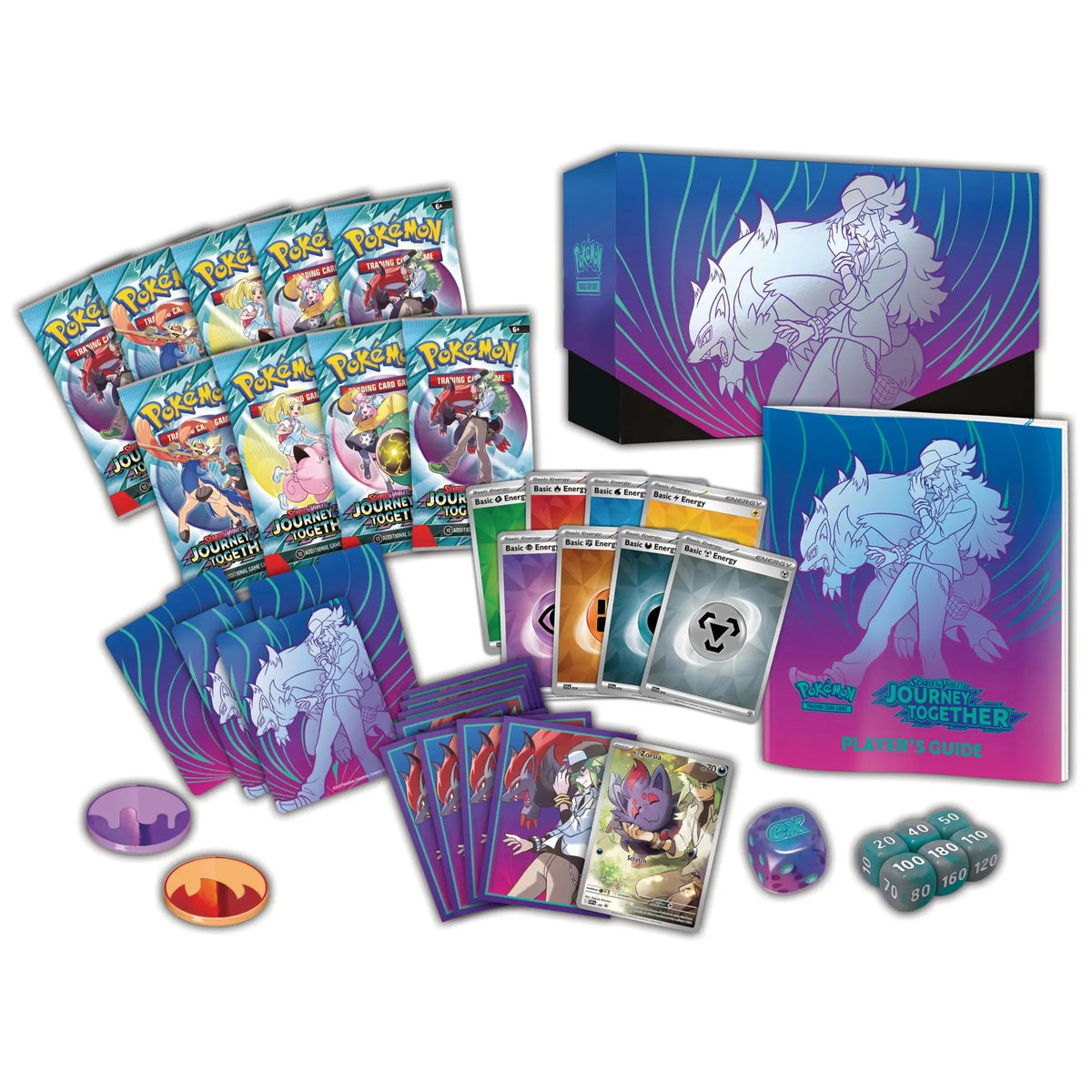 Journey Together ETB Contents – Booster Packs, Sleeves, Promo &amp; Accessories