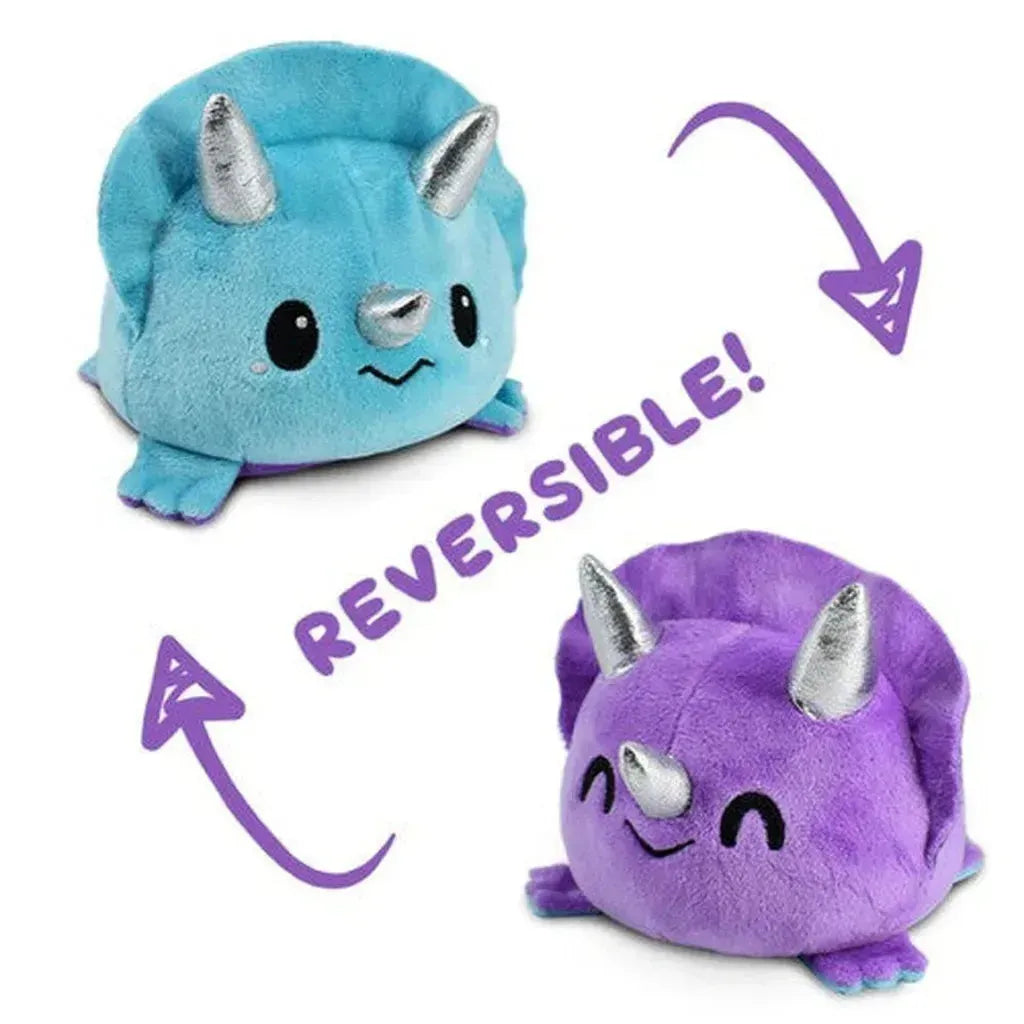 Tee Turtle - Reversible Triceratops Plushie