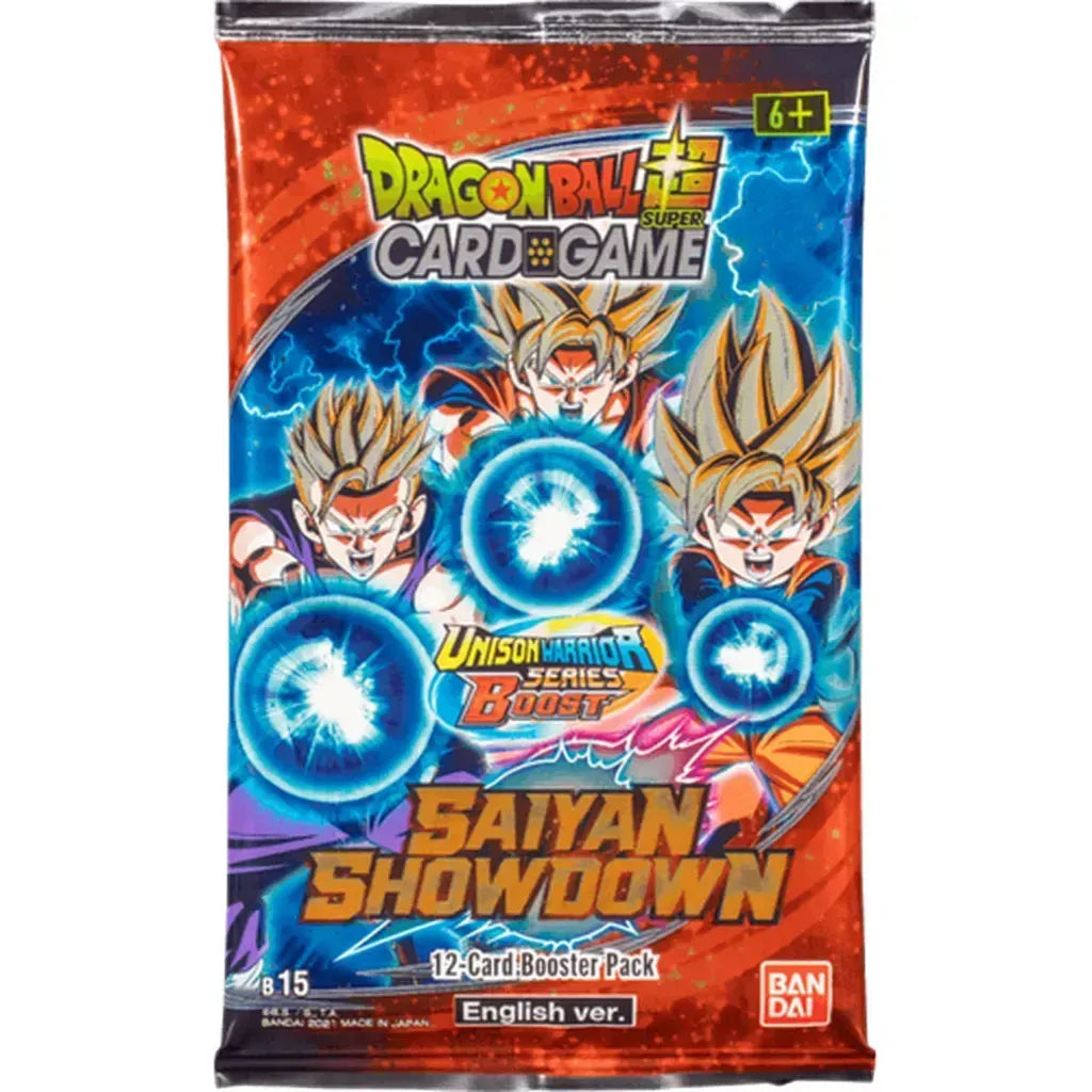 Dragon Ball Super Card Game Saiyan Showdown - Trading Card Game-TCG-Bandai-Single pack-