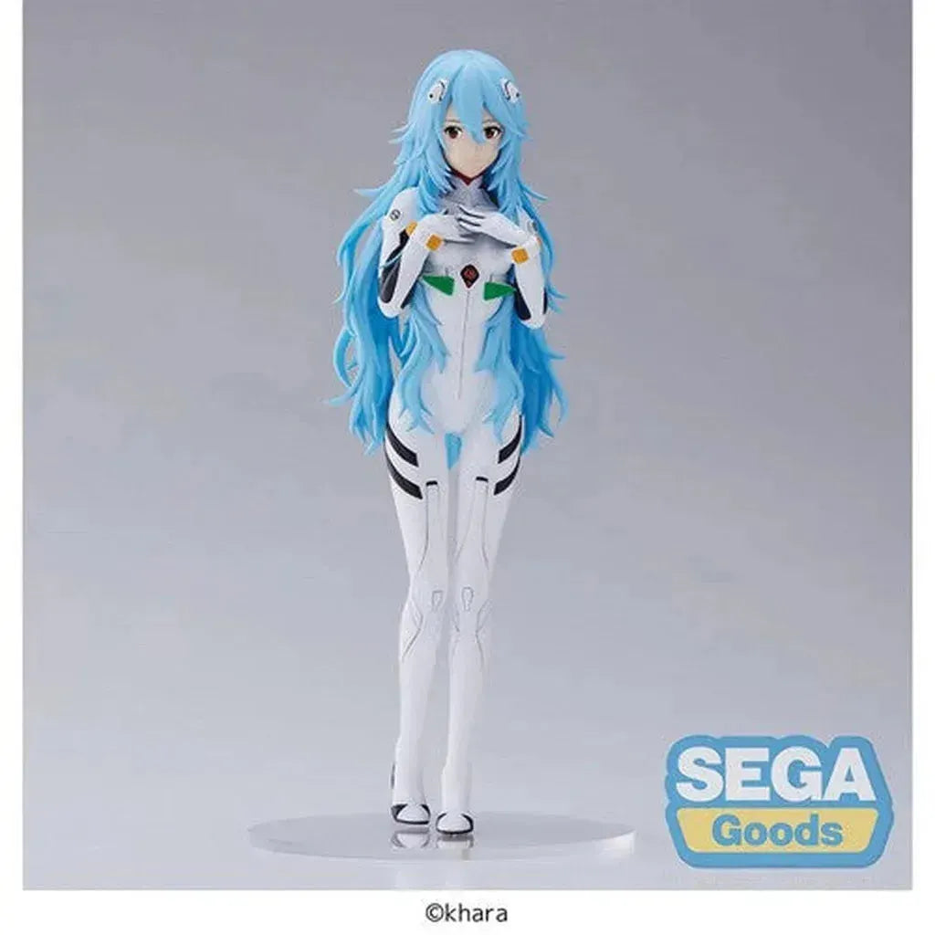 Evangelion: 3.0+1.0 Thrice Upon a Time - Rei Ayanami Long Hair Version Super Premium Statue