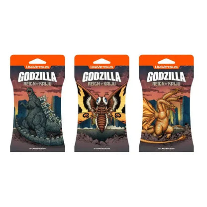 UniVersus: Booster Box Godzilla: Reign of Kaiju - Trading Card Game Mr Collectable UniVersus: Booster Box Godzilla: Reign of Kaiju - Trading Card Game Mr Collectable