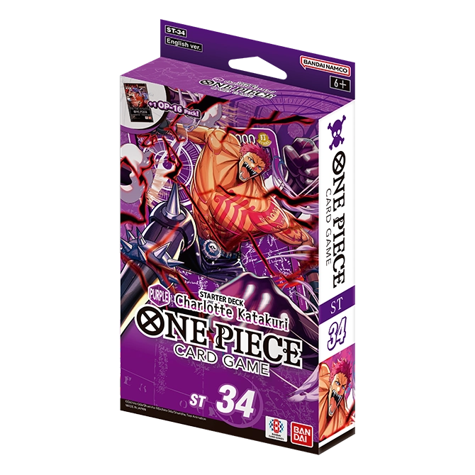 One Piece Card Game: Starter Deck – Charlotte Katakuri [ST-34] - Trading Card Game