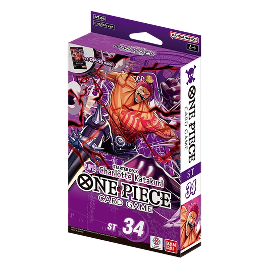 One Piece Card Game: Starter Deck – Charlotte Katakuri [ST-34] - Trading Card Game