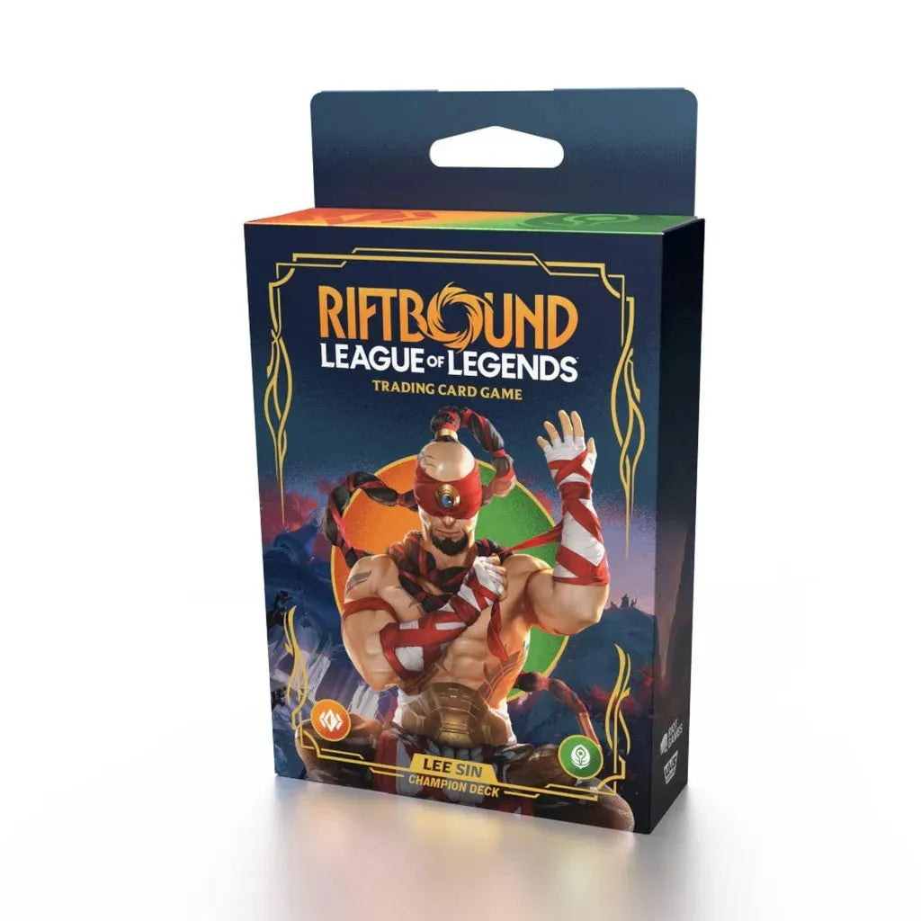 Riftbound League of Legends Lee Sin Champion Deck trading card game
