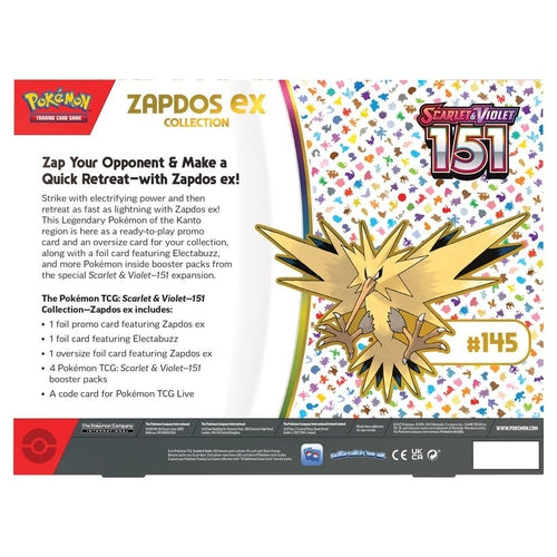 Pokemon 151 - Zapdos EX Collection