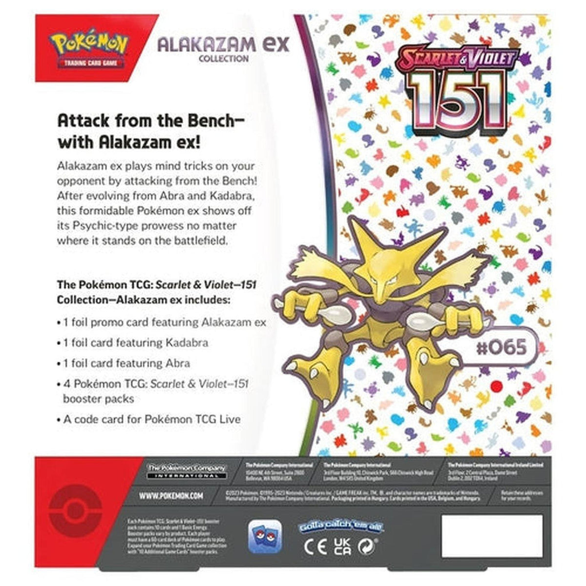 Pokemon 151 -  Collection Alakazam EX