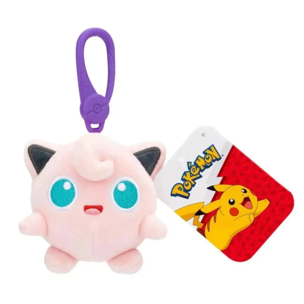 Pokémon Jigglypuff 3.5 Inch Clip-On Plush Keychain