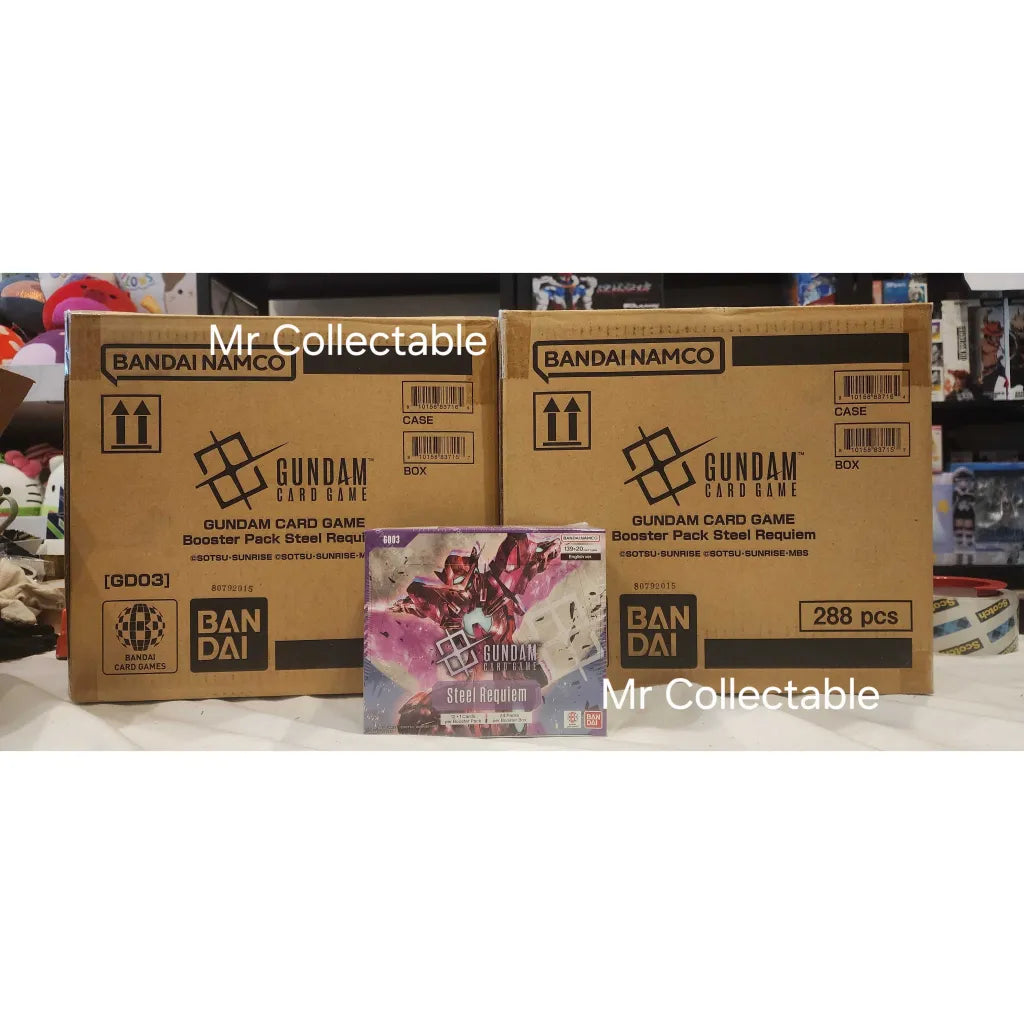 Gundam Card Game: Steel Requiem Booster Box & Sealed Case [GD03] - Trading Card Game (English)
