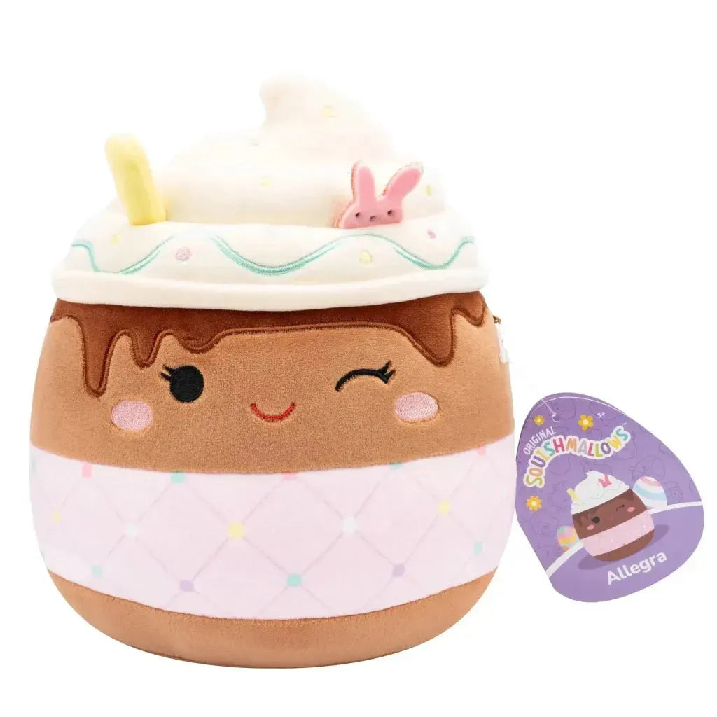 Allegra Chocolate Frappe Squishmallow Easter Plush