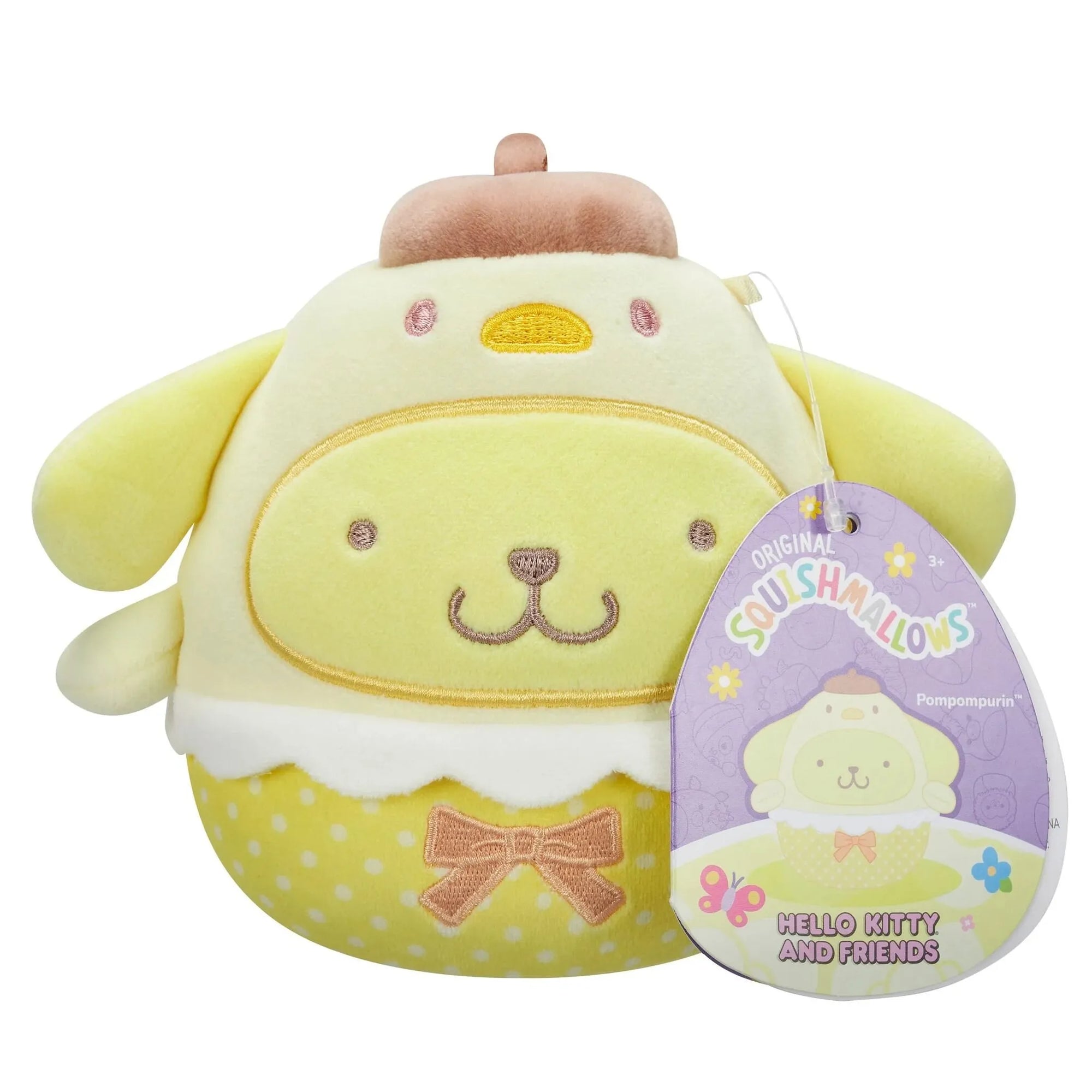 Pompompurin Chick Squishmallow 5 Inch Plush