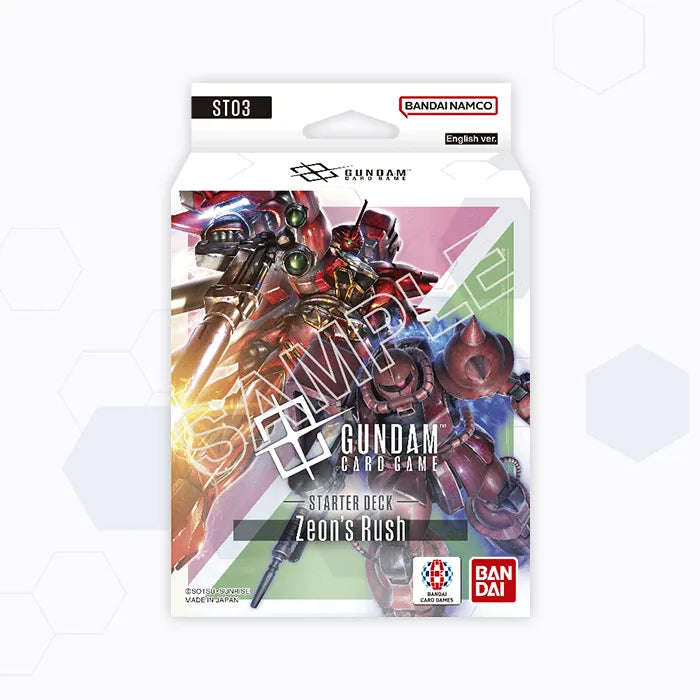 Gundam Card Game Starter Deck ST03 Zeon's Rush