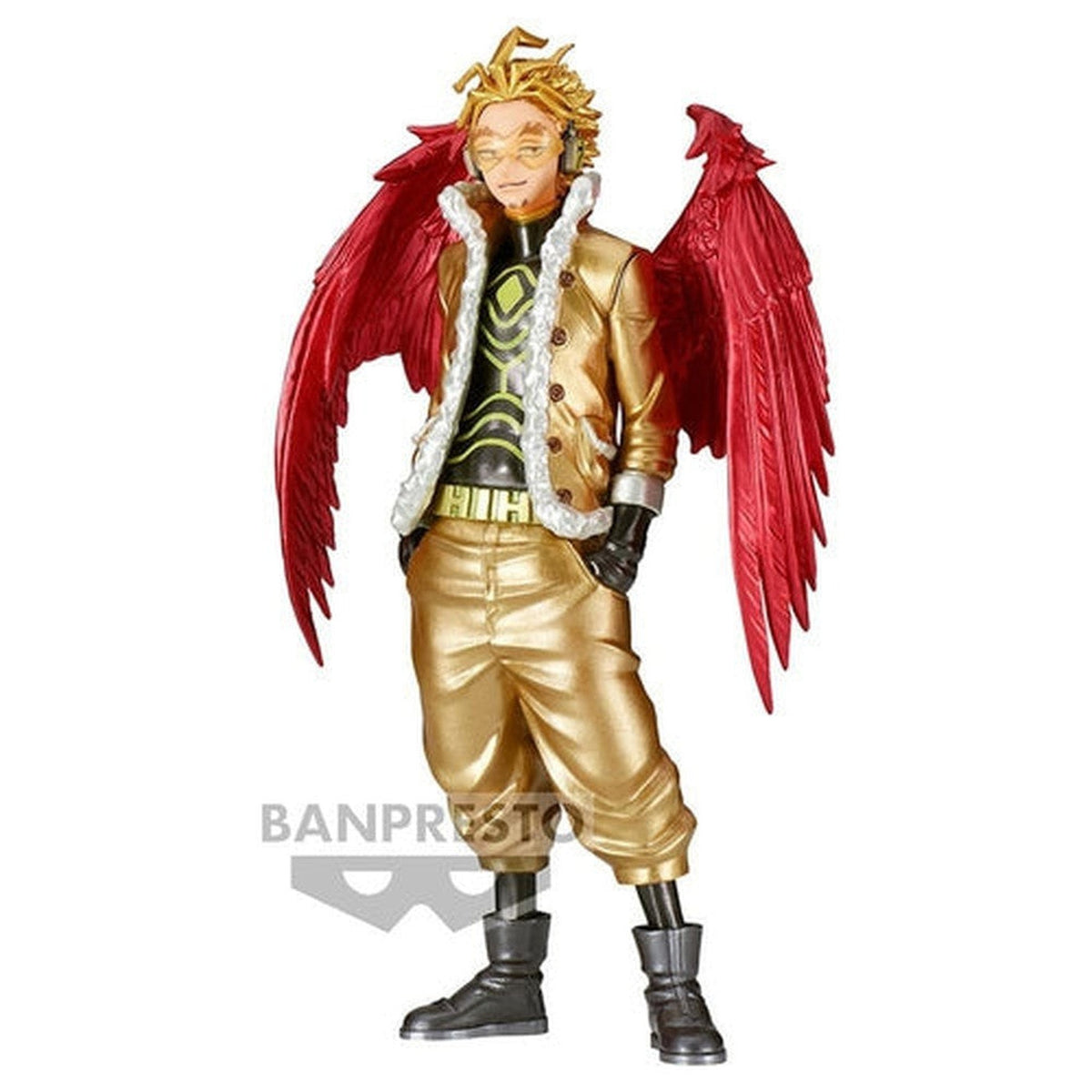 BanprestoFigureIf dirtying my hands can somehow bring everyone peace of mind, I&#39;ll gladly take on this task.
The anime series My Hero Academia follows the story of Izuku Midoriya, My Hero Academia – Age of Heroes Hawks