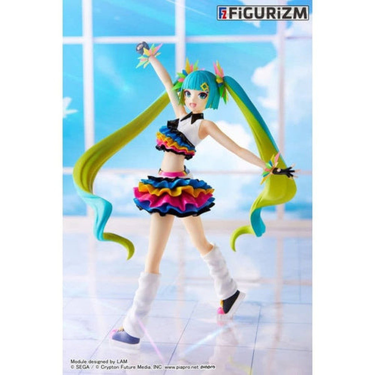 Hatsune Miku Catch the Wave Version Project Diva Mega39&#39;s FiGURiZM Statue-Figure-Sega-