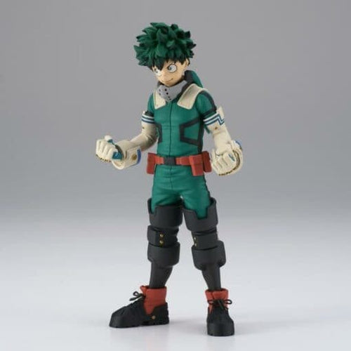 BanprestoFigureI need to work harder and harder so I can make this Quirk my own.
The anime series My Hero Academia follows the story of Izuku Midoriya, a person born with no uniqueMy Hero Academia Age of Heroes Deku Ver.2