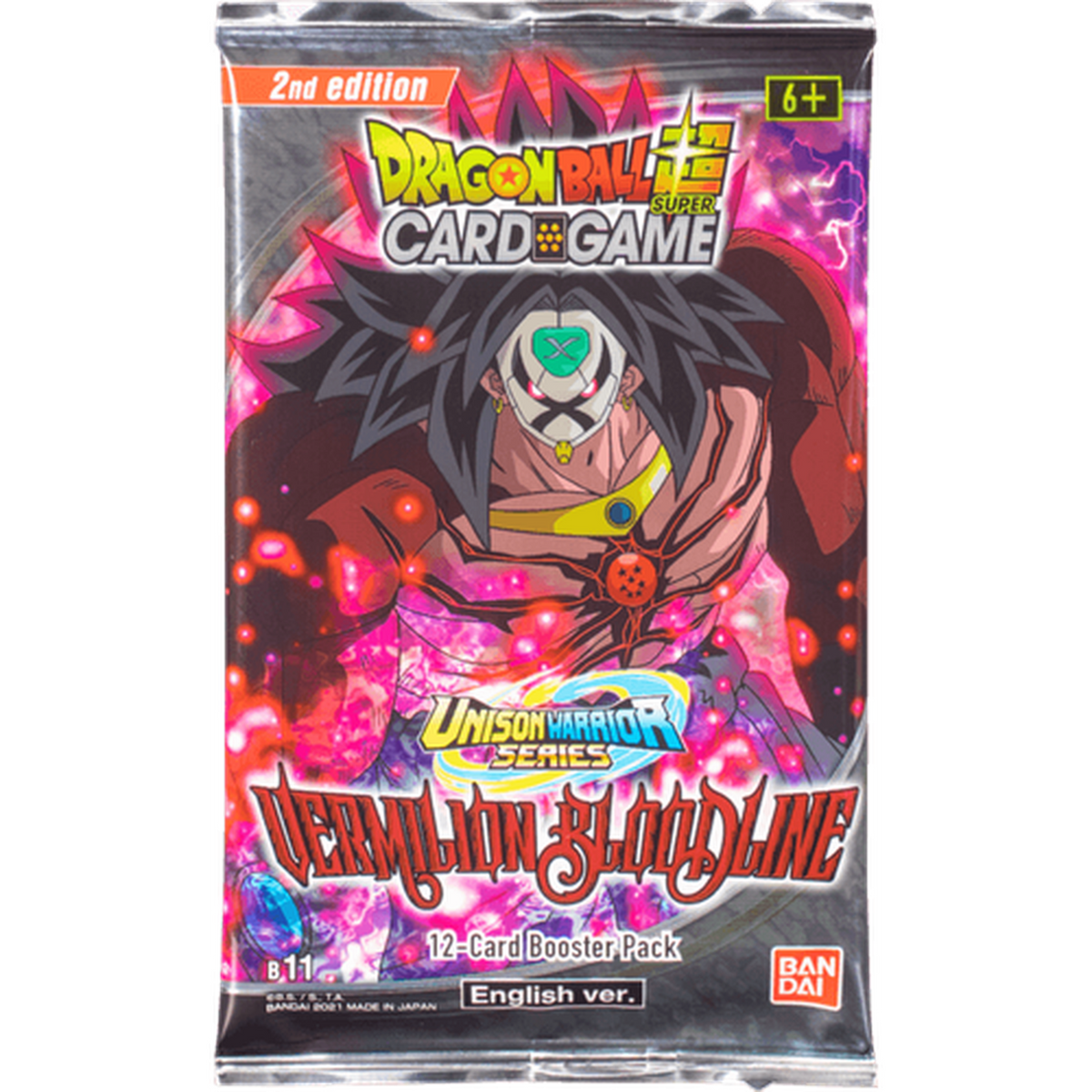 Dragon Ball Super Card Game UW2 Booster Display Vermilion Bloodline second edition-TCG-Bandai-Single Pack-