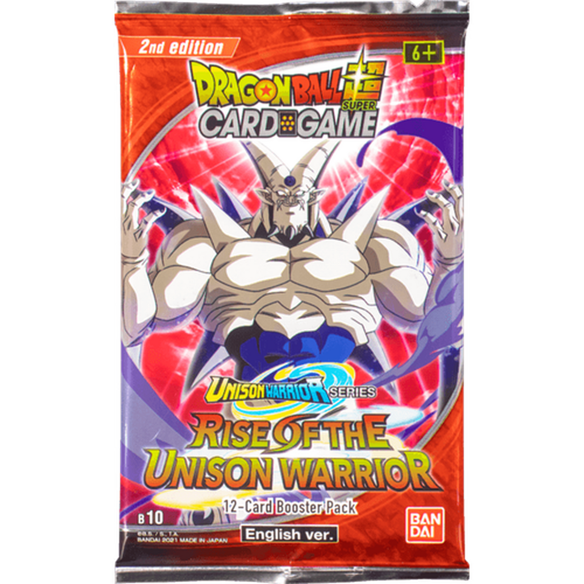 Dragon Ball Super Card Game Rise of the Unison Warrior Second Edition - Trading Card Game-TCG-Bandai-Single Pack-