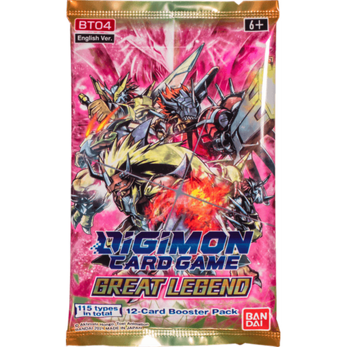 Digimon Card Game Series 04 Great Legend - Trading Card Game-TCG-Bandai-Single Pack-