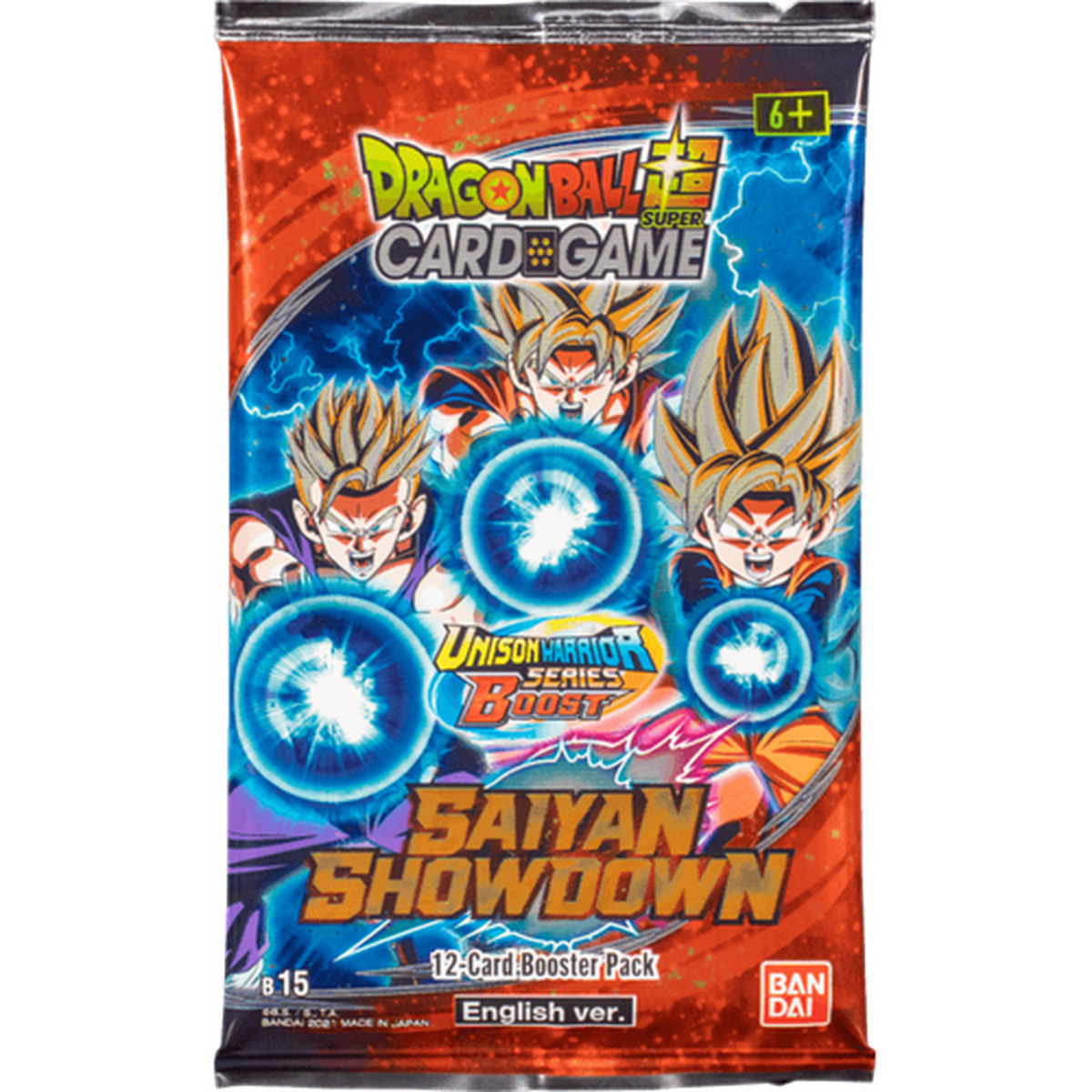 Dragon Ball Super Card Game Saiyan Showdown - Trading Card Game-TCG-Bandai-Single pack-