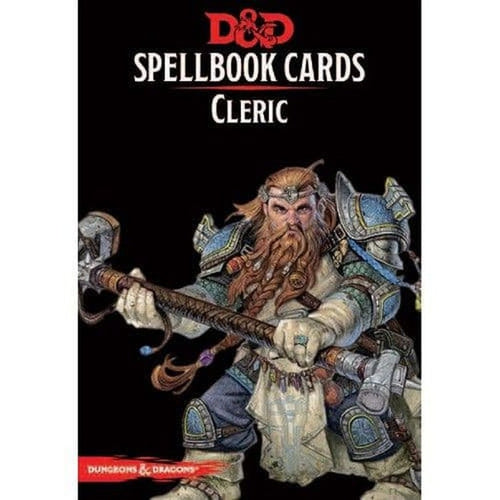 D&D Spellbook Cards Cleric Deck (149 Cards) Revised 2017 Edition-Tabletop RPG-Wizards of the Coast-