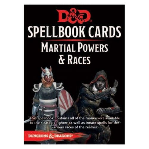 D&D Spellbook Cards Martial Powers & Races Deck (61 Cards) Revised 2017 Edition-Tabletop RPG-Wizards of the Coast-