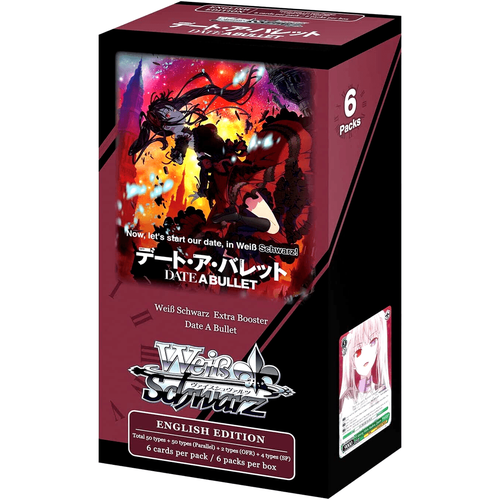 Weiss Schwarz - Date A Bullet Extra Booster Box (6 Packs) - Trading Card Game-TCG-Weiss Schwarz-
